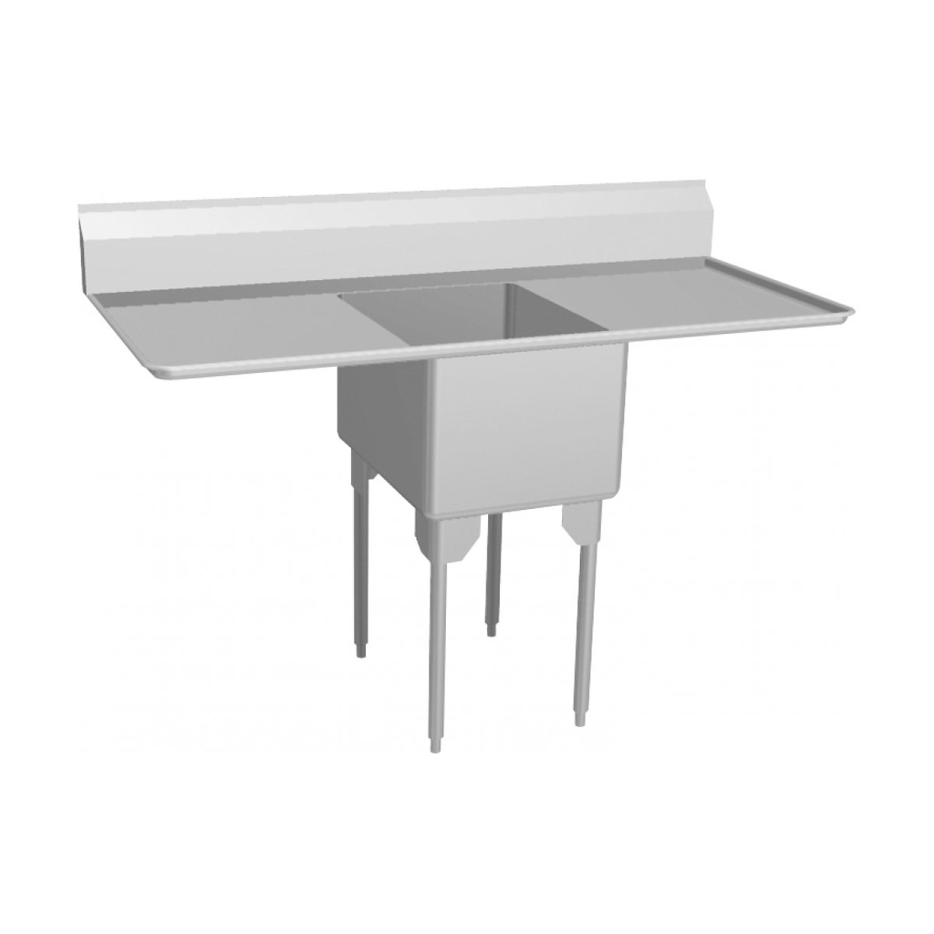 Franke RSL2418LR-1 Restaurant Series 16 Gauge Single Sink