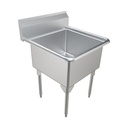 Franke RSL2424-1 Restaurant Series 16 Gauge Single Sink