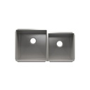 Julien 003954 J7 Sink Undermount Double L18X18X10 R15X16X8