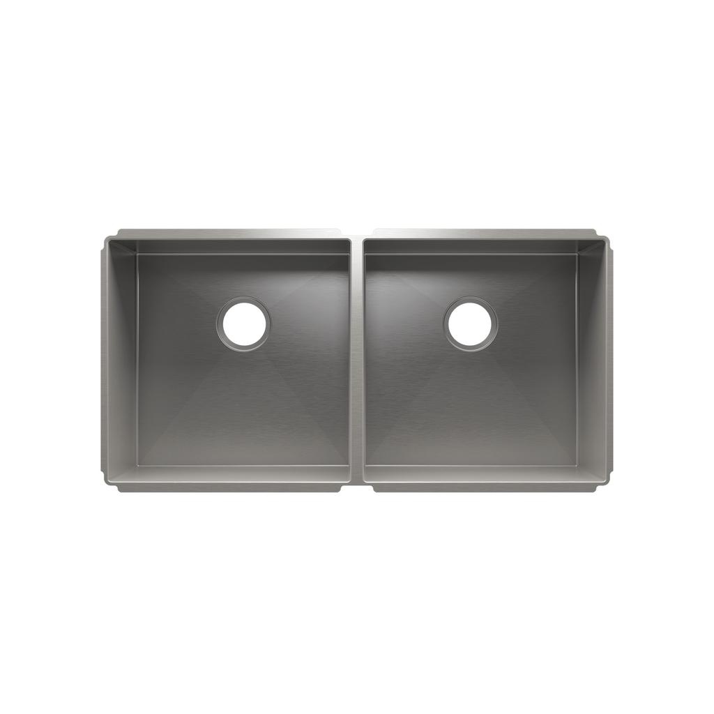 Julien 003958 J7 Sink Undermount Double L18X18X10 R18X18X10
