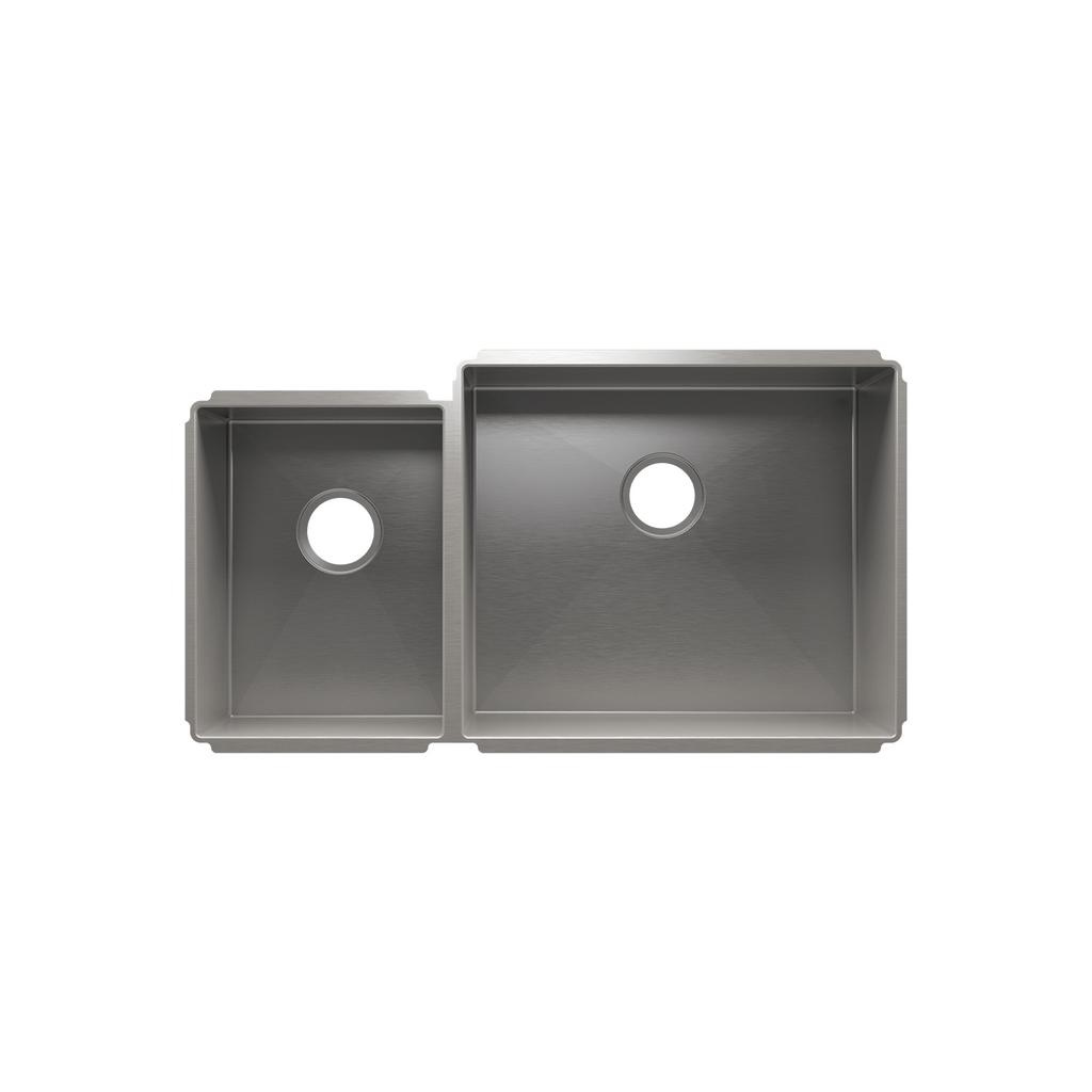 Julien 003962 J7 Sink Undermount Double L12X16X8 R21X18X10
