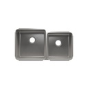 Julien 003236 Classic Sink Undermount Double L18X18X10 R15X16X8