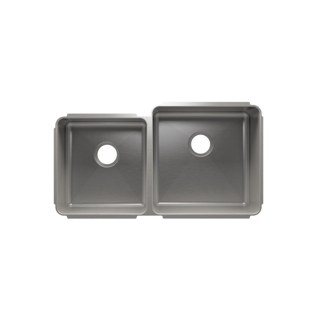 Julien 003237 Classic Sink Undermount Double L15X16X8 R18X18X10