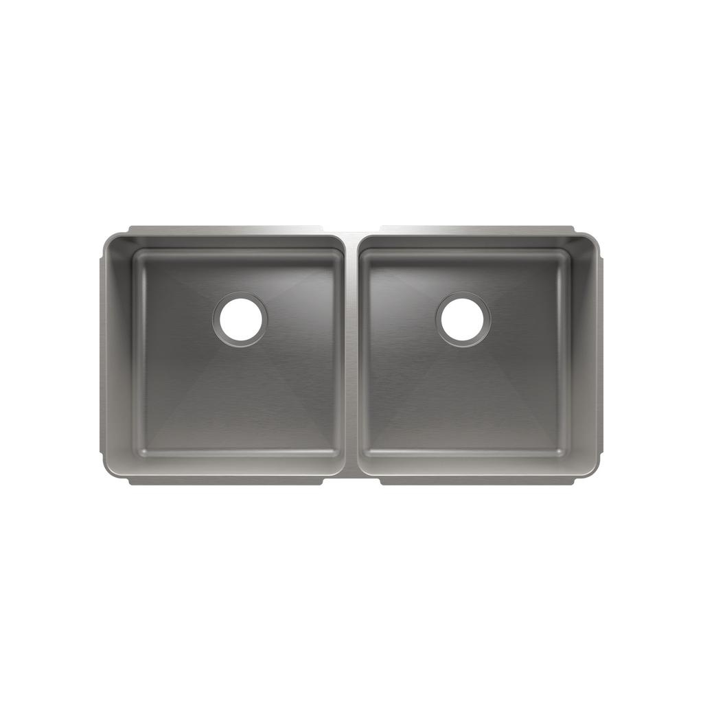 Julien 003238 Classic Sink Undermount Double L18X18X10 R18X18X10