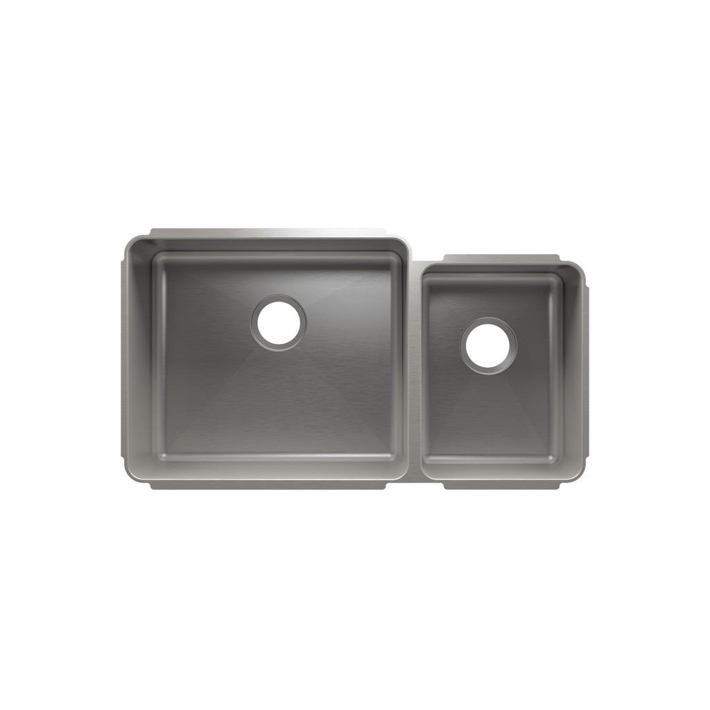 Julien 003239 Classic Sink Undermount Double L21X18X10 R12X16X8