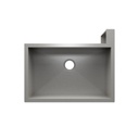 Julien 005303 Socialcorner Sink Undermount Flat Aprons Right Corner Single 29X18X10