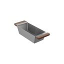 Julien 205038 Colander For Fira Sink W/Ledge Walnut Handles 6X17-1/4X4-1/4