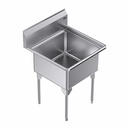Franke WSL2424-1-2 World Class Series 14 Gauge Single Sink
