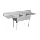 Franke WDL2448LR-1 World Class Series 14 Gauge Double Sink