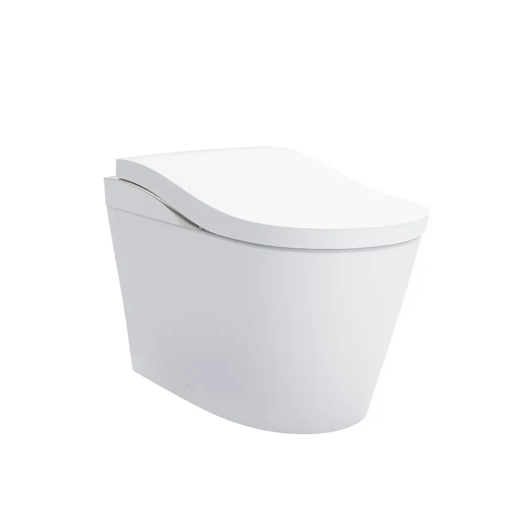 TOTO MS8732CUMFG#01S NEOREST LS Dual Flush Toilet Silver Trim