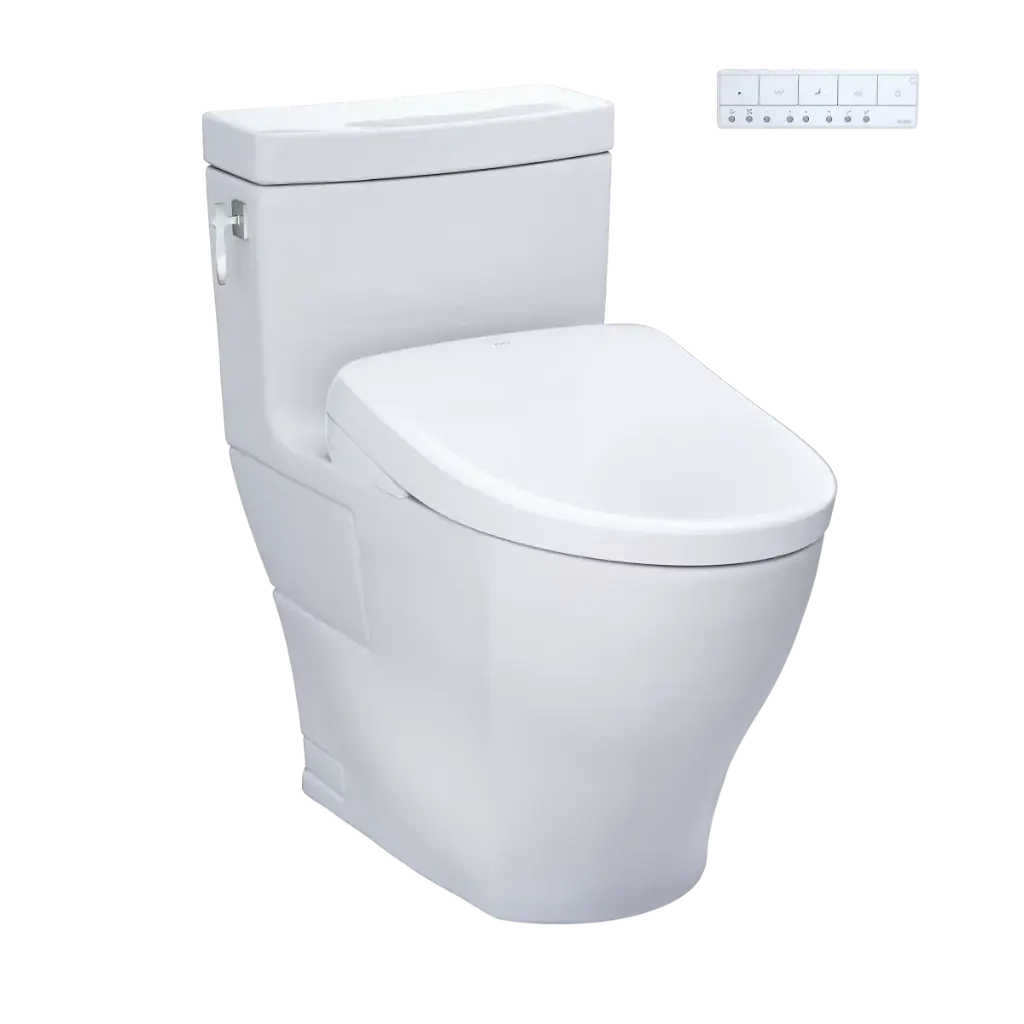TOTO MW6264726CEFG#01 Aimes Washlet+ S7 One Piece Toilet Cotton