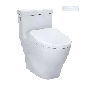 TOTO MW6264726CEFG#01 Aimes Washlet+ S7 One Piece Toilet Cotton