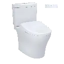 TOTO MW4464726CEMGNA#01 Aquia IV Washlet+ S7 Two Piece Toilet Cotton