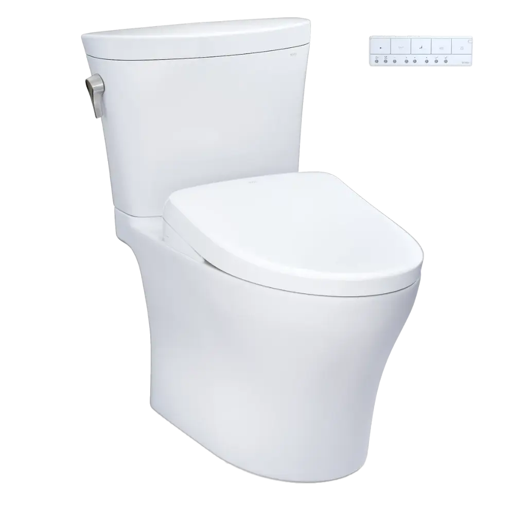 TOTO MW4484726CEMFGNA#01 Aquia IV Arc Washlet+ S7 Two Piece Toilet Cotton