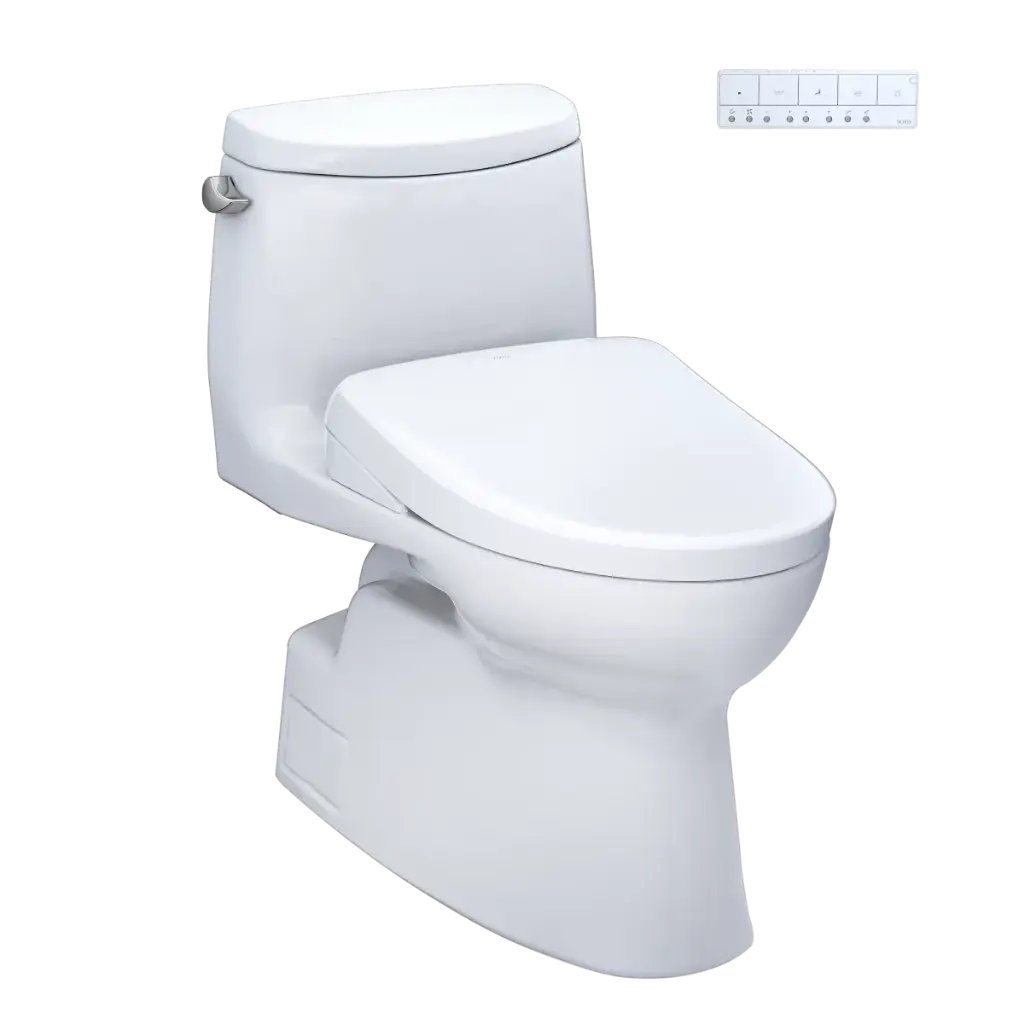 TOTO MW6144726CEFGA#01 Carlyle II Washlet+ S7 One Piece Toilet Cotton