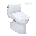TOTO MW6144726CEFGA#01 Carlyle II Washlet+ S7 One Piece Toilet Cotton