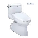 TOTO MW6144726CUFGA#01 Carlyle II Washlet+ S7 One Piece Toilet Cotton