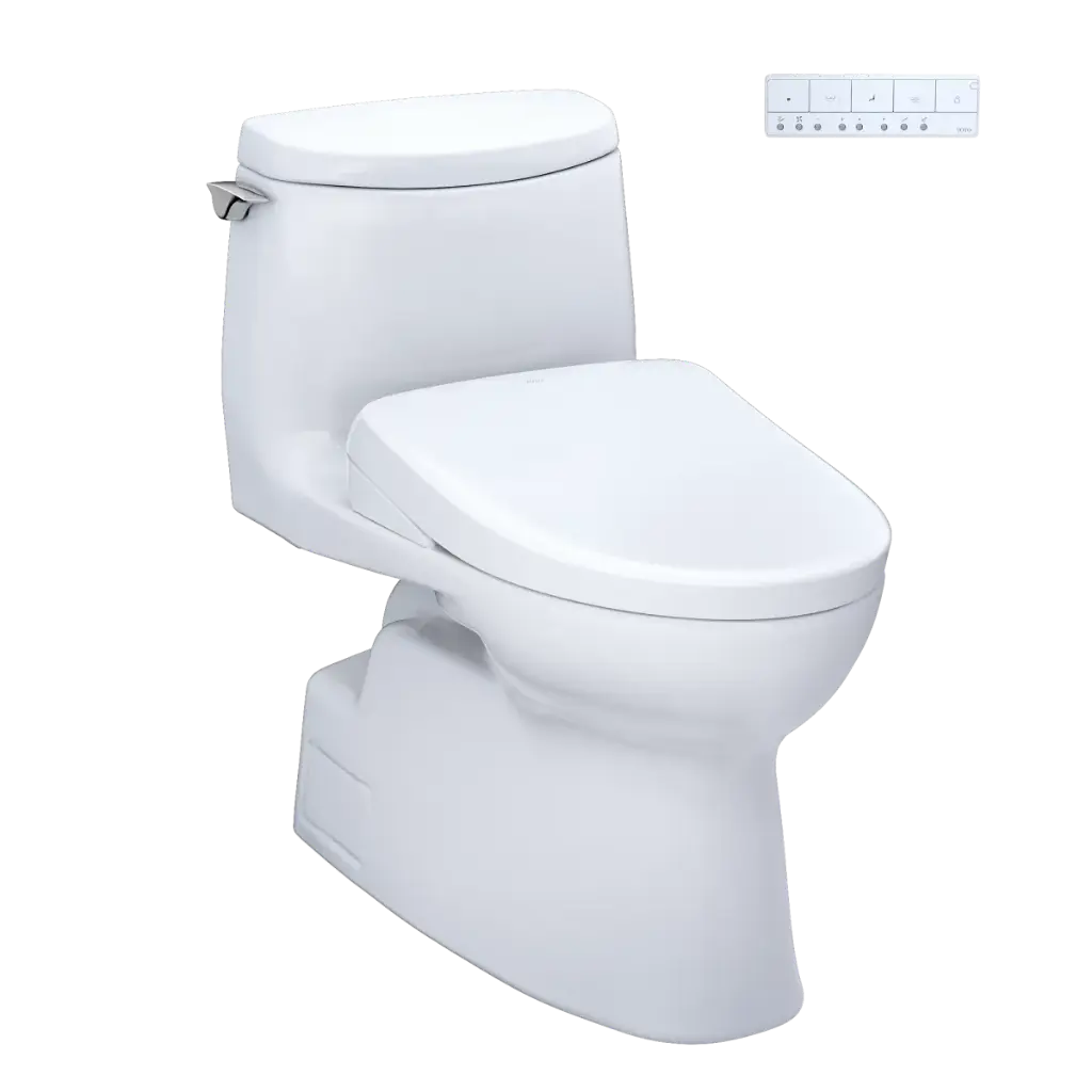 TOTO MW6144736CUFGA#01 Carlyle II Washlet+ S7A One Piece Toilet Cotton