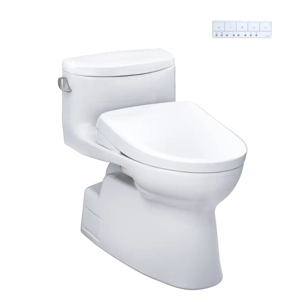 TOTO MW6444736CEFG#01 Carolina II Washlet+ S7A One Piece Toilet Cotton