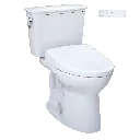 TOTO MW7864726CEFG.10#01 Drake Transitional Washlet+ S7 Two Piece Toilet Cotton