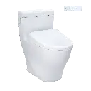 TOTO MW6244726CEFG#01 Legato Washlet+ S7 One Piece Toilet Cotton