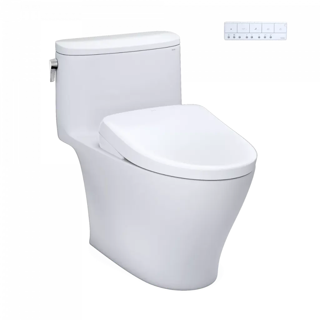 TOTO MW6424726CEFG#01 Nexus Washlet+ S7 One Piece Toilet Cotton