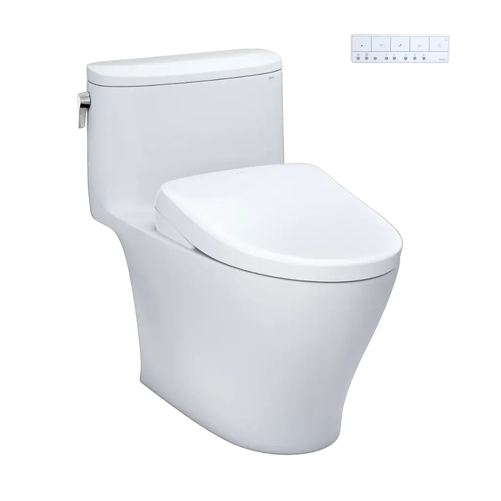 TOTO MW6424736CUFG#01 Nexus Washlet+ S7A One Piece Toilet Cotton