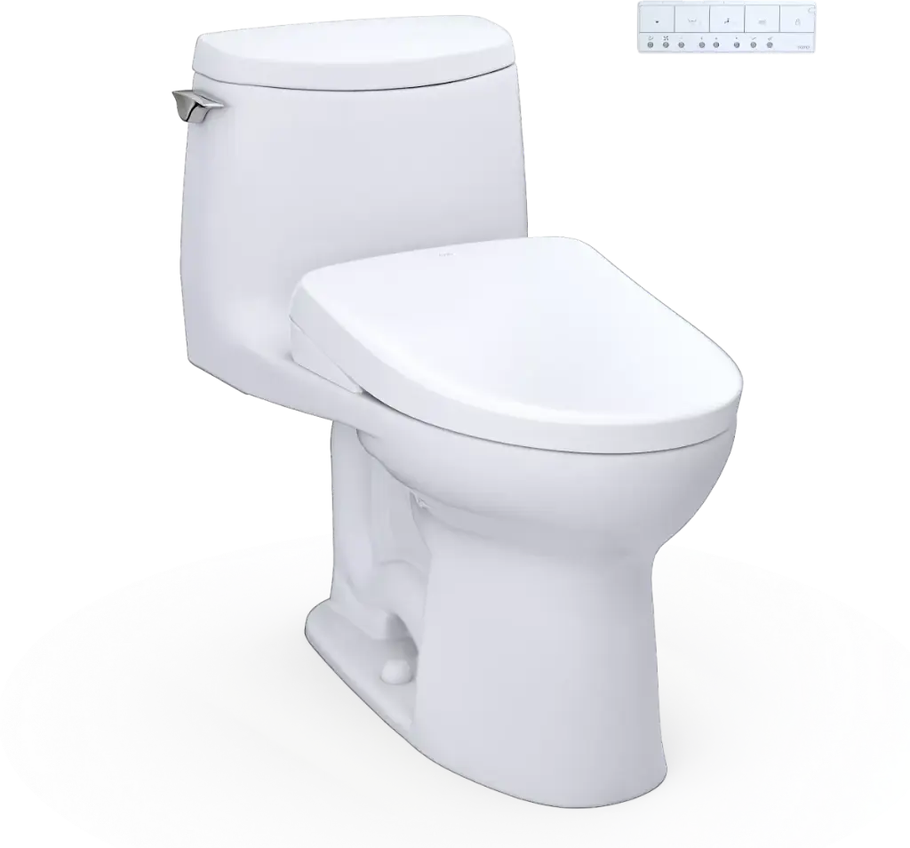 TOTO MW6044736CUFG#01 Ultramax II 1G Washlet+ S7A One Piece Toilet Cotton