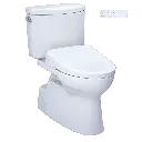 TOTO MW4744736CEFG#01 Vespin II Washlet+ S7A Two Piece Toilet Cotton
