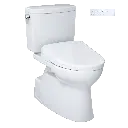 TOTO MW4744736CUFG#01 Vespin®II Washlet+ S7A Two Piece Toilet Cotton