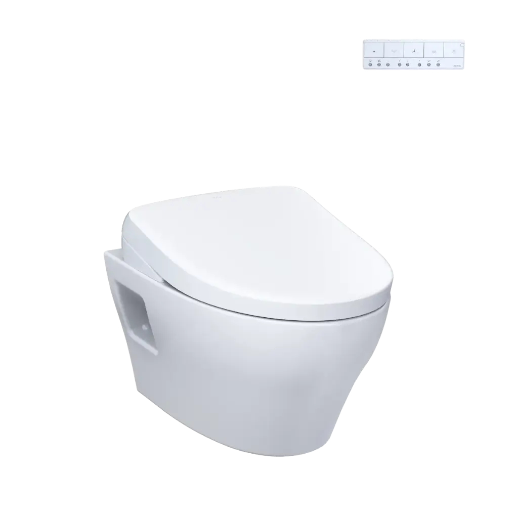 TOTO CWT4284726CMFG#MS S7 Wall Hung Toilet With Washlet Cotton