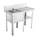 Franke SSS1827SDSL Utility Sink Left Drainboard Stainless Steel
