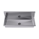 Franke WTS2048-1-2 Trough Heavy Duty Series Utility Sink