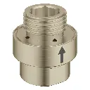 Grohe 07911EN0 1/2" lnline Vacuum Breaker for Hand Showers Brushed Nickel Infinity Finish