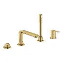 Grohe 19577GN1 Lineare 4-Hole Single-Handle Deck Mount Roman Tub Faucet Brushed Cool Sunrise