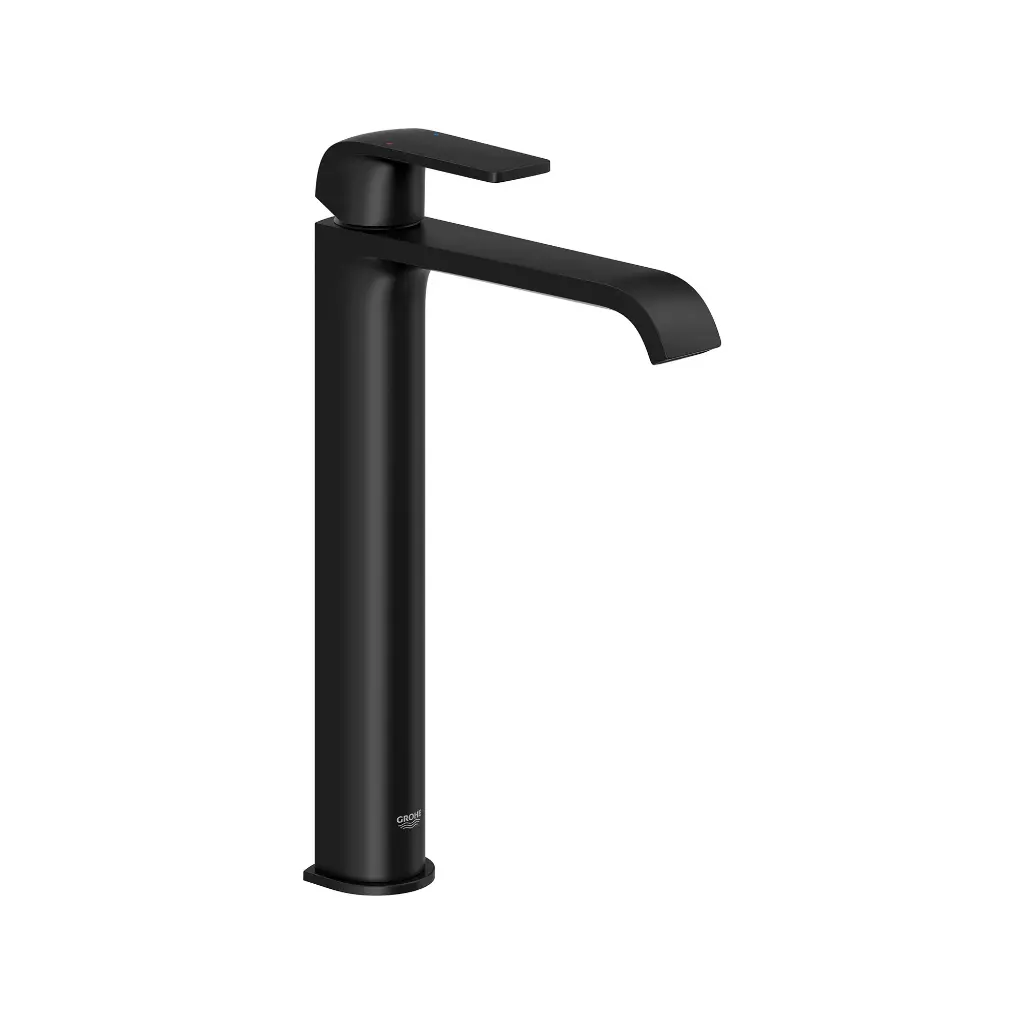 Grohe 238692430 Defined Single Hole Deck Mount Vessel Sink Faucet Matte Black