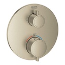 Grohe 24107GN0 Grohtherm Single Function 2-Handle Thermostatic Valve Trim Brushed Cool Sunrise