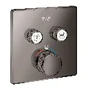 Grohe 29141A00 Grohtherm Dual Function Thermostatic Valve Trim Hard Graphite