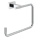Grohe 40510EN1 Essentials Cube 8" Towel Ring Brushed Nickel