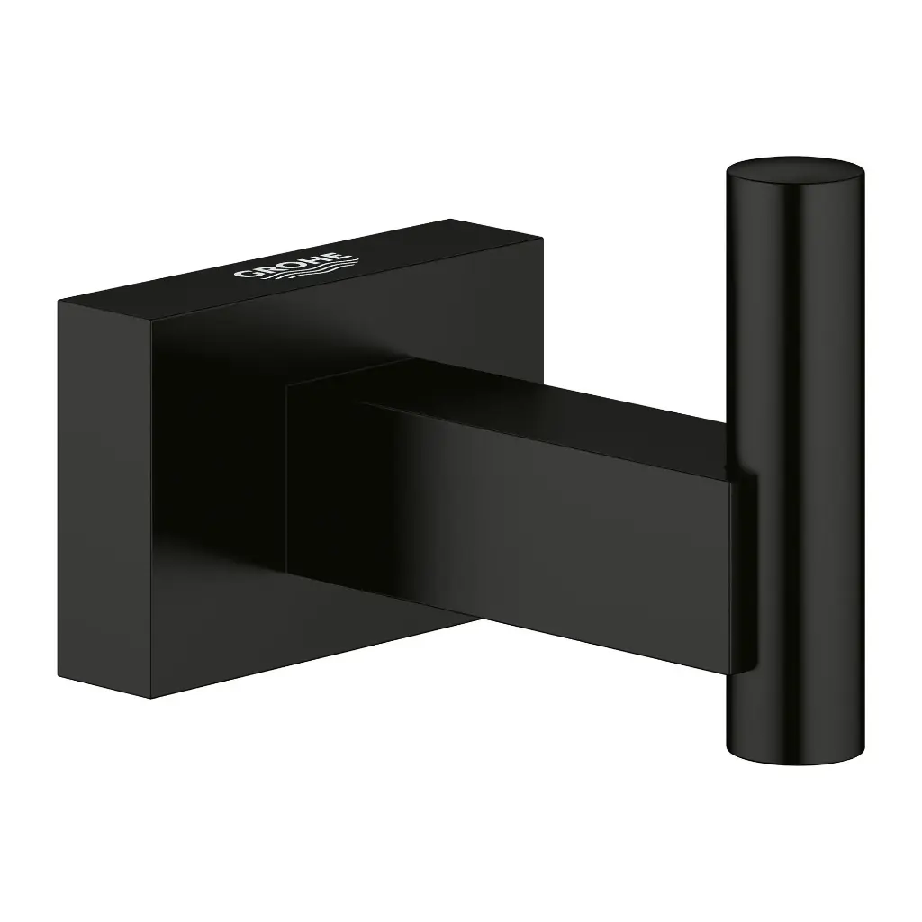 Grohe 405112431 Essentials Cube Robe Hook Matte Black