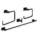 Grohe 407782431 Essentials Cube 4-In-1 Accessory Set Matte Black