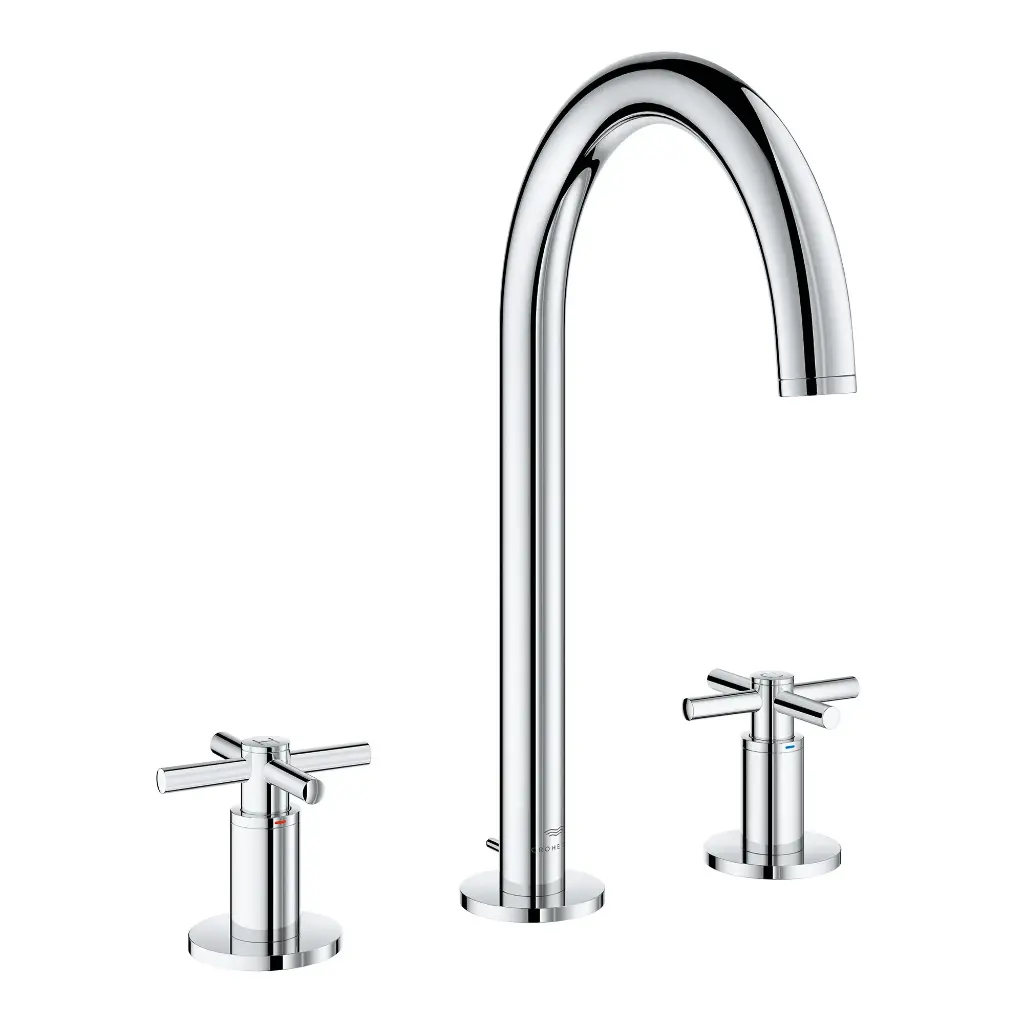 Grohe 20659000 Atrio New 8" Widespread M-Size Bathroom Faucet StarLight Chrome