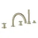 Grohe 25274EN0 Atrio New 5-Hole 2-Handle Deck Mount Roman Tub Faucet Brushed Nickel