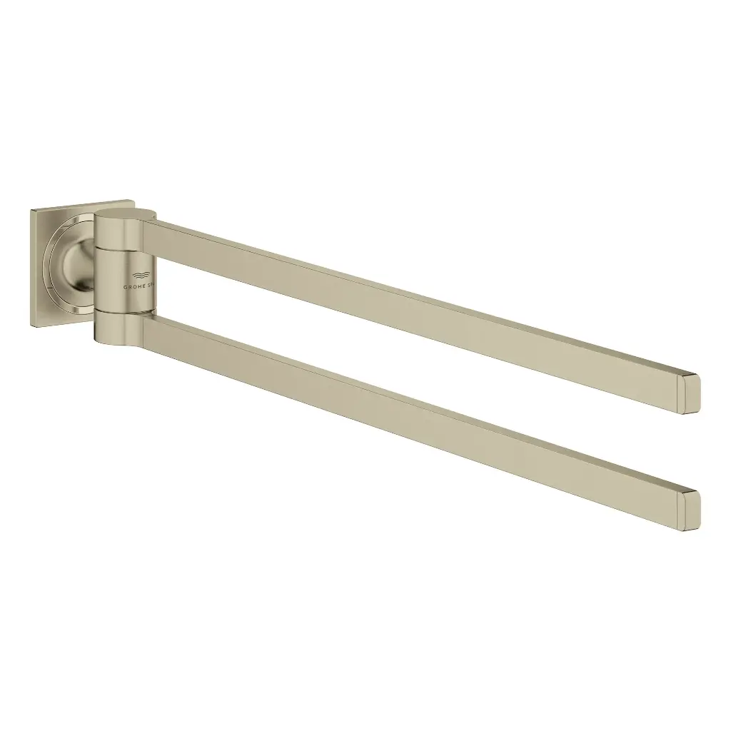 Grohe 40342EN1 Allure New Double Towel Bar Brushed Nickel