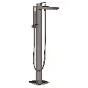 Grohe 23672A01 Eurocube Single Handle Freestanding Tub Faucet Hard Graphite
