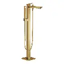 Grohe 23672GN1 Eurocube Single Handle Freestanding Tub Faucet Brushed Cool Sunrise