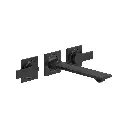 Grohe 205862431 Allure New 2-Handle Wall Mount Faucet Matte Black