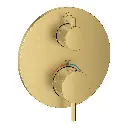 Grohe 24360GN0 Atrio New Single Function 2-Handle Thermostatic Valve Trim Brushed Cool Sunrise