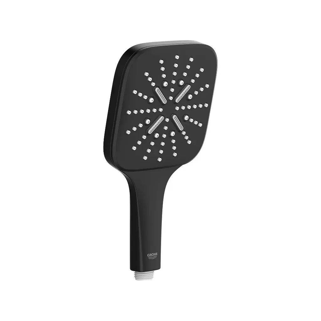 Grohe 265522430 Rainshower SmartActive Hand Shower 3 Sprays Matte Black