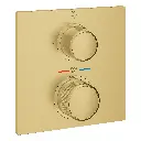 Grohe 29177GN1 Allure New Single Function 2-Handle Thermostatic Valve Trim Brushed Cool Sunrise
